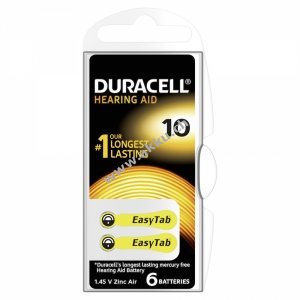 Duracell Hrgertebatterie 10AE / AE10 / DA10 / PR230 / PR536 / PR70 / V10AT 6er Blister