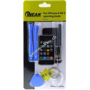 Powery Werkzeug Set fr Iphone 4, 4s, 5, 5c, 5s, ,6, 6 Plus