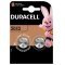 Lithium Knopfzelle Duracell CR2032 DL2032 2er Blister