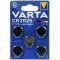 Varta Lithium Knopfzelle CR2025 DL2025 5er Blister