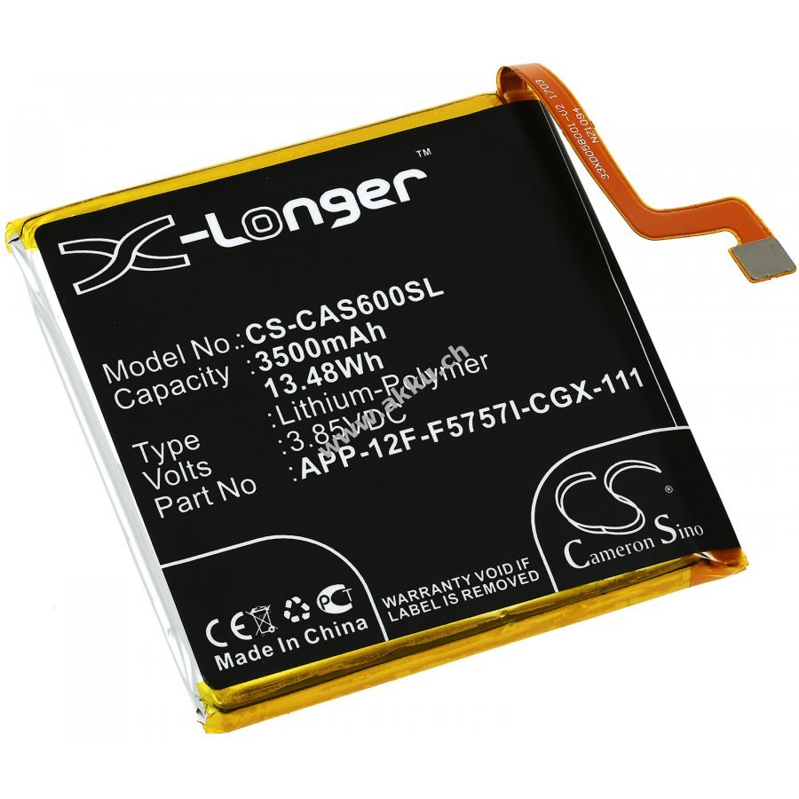 Replacement Battery For Caterpillar CAT S60 – 3700mAh, Li-Polymer, With Tools
