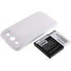 Akku für Samsung Galaxy S3 / GT-I9308 / Typ EB-L1G6LLK Weiß 3300mAh Akku für Samsung Galaxy S3 / GT-I9308 / Typ EB-L1G6LLK Weiß 3300mAh