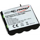 Akku kompatibel mit Compex Typ 4H-AA1500, 941210 4,8V 2000mAh (kein Original)