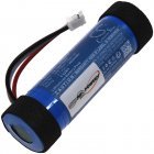 Akku passend fr Bluetooth-Lautsprecher Teufel Boomster Go Typ INR18650-1S2P-5P