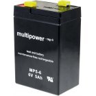 Bleiakku multipower MP5-6 Bleiakku multipower MP5-6