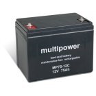 Bleiakku multipower MPC75-12I zyklenfest