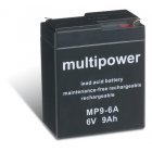 Bleiakku multipower MP9-6A