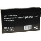 Bleiakku multipower MP2-12SL 12V