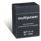 Bleiakku (multipower) MP13-6