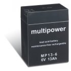 Bleiakku multipower MP13-6