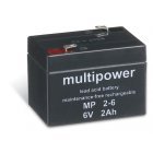 Bleiakku multipower MP2-6