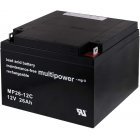 Bleiakku multipower MP26-12C zyklenfest Bleiakku multipower MP26-12C zyklenfest
