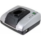 Powery Akku-Ladegerät mit USB für Akku Hitachi Typ EB 1412S Powery Akku-Ladegerät mit USB für Akku Hitachi Typ EB 1412S