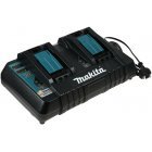 Doppel-Ladegerät Makita Typ DC18RD für Blockakkus 9,6V-14,4V NiMH / 14,4V-18V Li-Ion Akkus Original Doppel-Ladegerät Makita Typ DC18RD für Blockakkus 9,6V-14,4V NiMH / 14,4V-18V Li-Ion Akkus Original