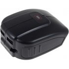 Akku-Adapter / Akku-Ladeadapter mit 2x USB-Anschluss für Makita 14,4V/18V Akku-Adapter / Akku-Ladeadapter mit 2x USB-Anschluss für Makita 14,4V/18V