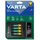 VARTA Akku Ladegert, inkl. 4x AA 2,1Ah, LCD Smart Charger+ fr wiederaufladbare AA AAA