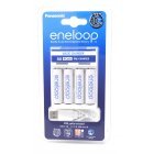 USB Ladegert Panasonic eneloop BQ-CC61USB inkl. 4x AA eneloop Akkus 1,9Ah & Micro USB-Kabel