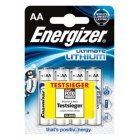 Energizer Ultimate Lithium AA Mignon Batterie 4er Blister