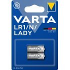 Varta Batterie Alkaline, LR1 N LADY 1.5V 2er Blister