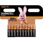 Duracell Batterie Alkaline Micro AAA LR03 1,5V Plus Extra Life 10er Blister Duracell Batterie Alkaline Micro AAA LR03 1,5V Plus Extra Life 10er Blister