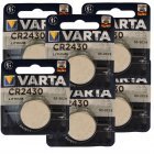 6x Lithium Knopfzelle Batterie Varta Electronic CR2430 3V 1er Blister 6x Lithium Knopfzelle Batterie Varta Electronic CR2430 3V 1er Blister