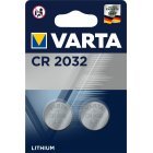 Lithium Knopfzelle Varta CR2032, ersetzt DL2032 IEC CR2032 2er Blister Lithium Knopfzelle Varta CR2032, ersetzt DL2032 IEC CR2032 2er Blister