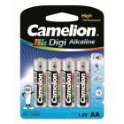 Batterie Camelion Digi Alkaline LR6 Mignon AA MN1500 AM3 4er Blister Batterie Camelion Digi Alkaline LR6 Mignon AA MN1500 AM3 4er Blister
