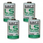 4x Lithium Batterie Saft LS14250 1/2AA 3,6Volt