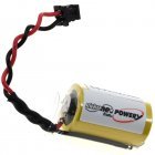 SPS-Lithiumbatterie kompatibel mit Toshiba Typ ER3V - schwarzer Stecker SPS-Lithiumbatterie kompatibel mit Toshiba Typ ER3V - schwarzer Stecker