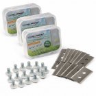 24x Kompatible Ersatzklingen für Mammotion Mähroboter inkl. Schrauben 1500 inkl. Schrauben 24x Kompatible Ersatzklingen für Mammotion Mähroboter inkl. Schrauben 1500 inkl. Schrauben
